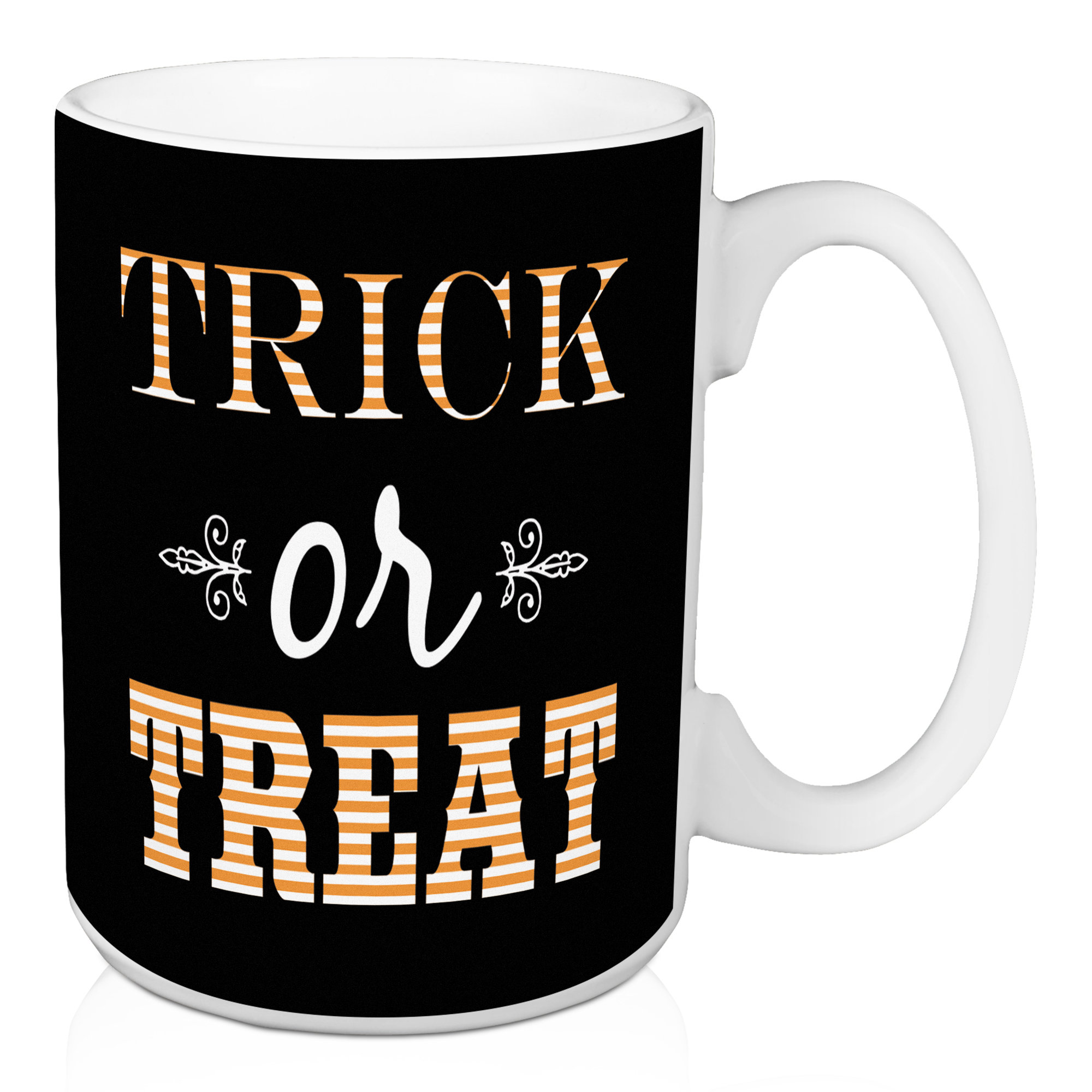 The Holiday Aisle Babcock Trick Or Treat 15 Oz Coffee Mug Wayfair